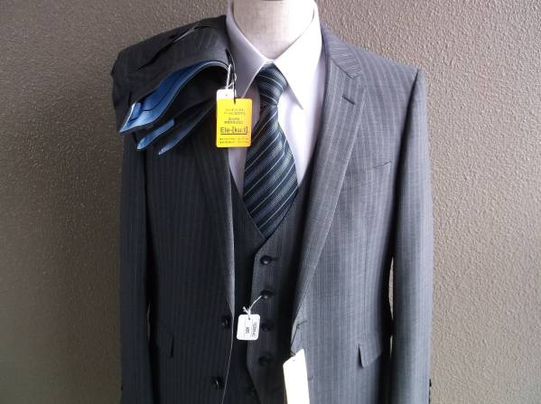 AB5 新品春秋☆MODA RITORNO☆Stretch☆スリーピース グレー