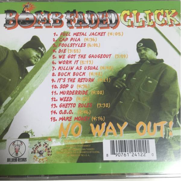 洋楽 BOMB FADED CLICK/NO WAY OUT/G-RAP SALE，高品質 g-rap Bomb Faded Click / No way out