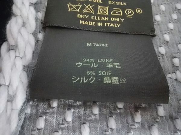 ルイヴィトン マフラー エシャルプ・ロゴマニア M74742