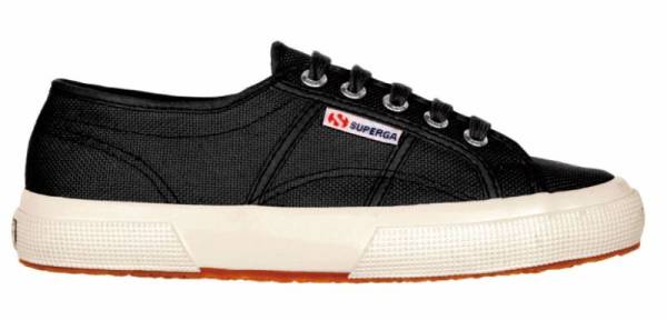 イタリアブランド！ＳＵＰＥＲＧＡ／スペルガキャンバススニーカーs00010人気の黒４２