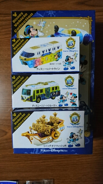 東京ディズニーシー 15周年記念トミカセット