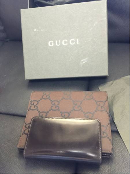 未使用 GUCCI 6穴バインダー 手帳カバー グッチ 切手可