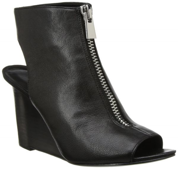 Nine West 23cm ウエッジ サンダル 黒 ブラック パンプス 79