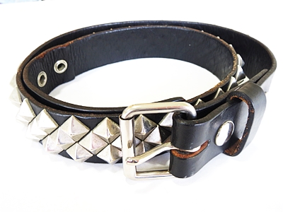 バウンティーハンター Bounty Hunter スタッズ レザー ベルト黒L