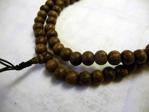 ベトナム産 香木 水沈 ネックレス 数珠 沈香 本物 30g 仏具伽羅