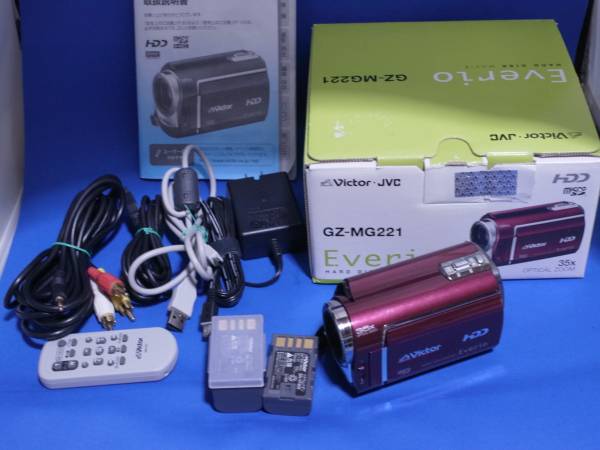 ◆◇ビクターEverio HDDビデオカメラ GZ-MG221　 中古◇◆