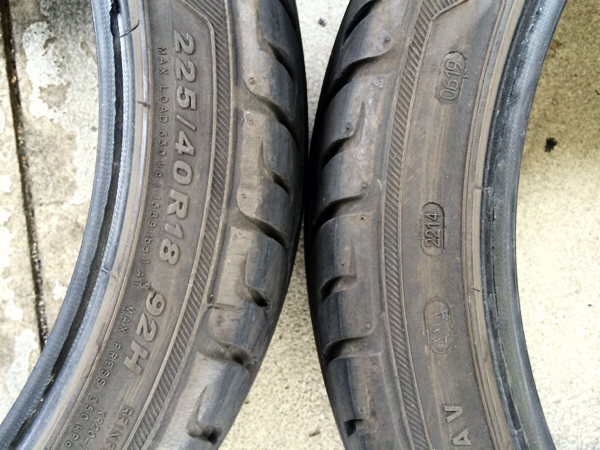 バリ溝良品9分山】KENDA 225/40r18 4本