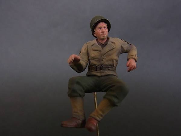 1/35　タミヤ US ジープ ウイリスMB　付属フィギュア（完成品）