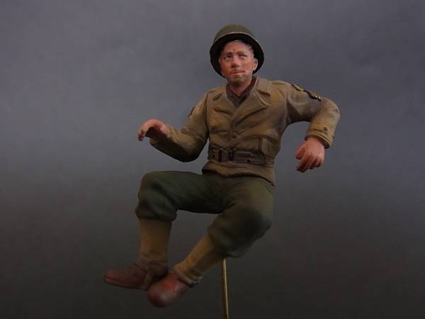 1/35　タミヤ US ジープ ウイリスMB　付属フィギュア（完成品）