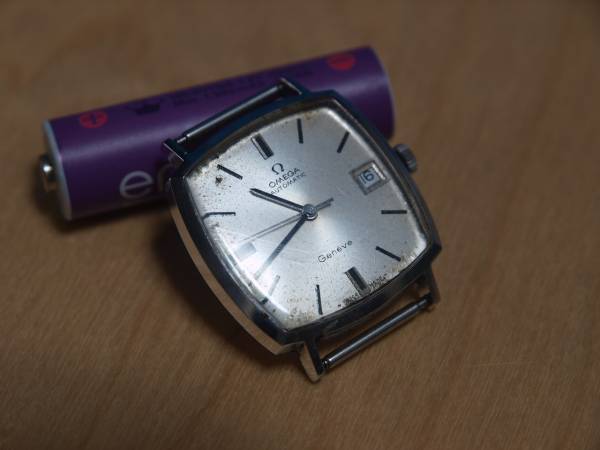 OMEGA Geneve スクエアケース 腕時計　ジャンク品 大口販売 オメガ!オートマチック!OMEGA Geneve!ジャンク!スクエア