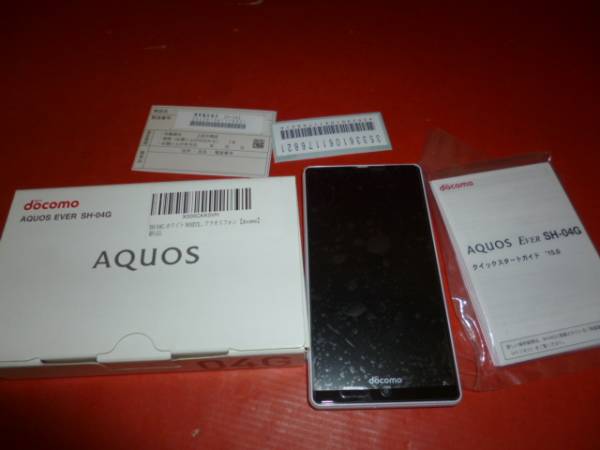 K639-280♪docomo AQUOS EVER SH-04G ホワイト 代引発送