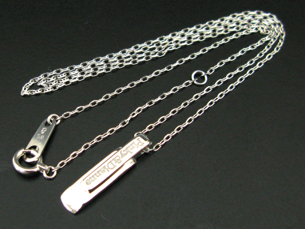 ★美品★K18WG ピンキー＆ダイアン ネックレス★