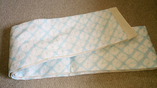 浴衣 半幅帯 絞り柄/麻無地