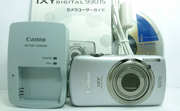 美良品Canon IXY 930IS 【シルバー♪♪】 ☆きれいな一品☆ キャノン