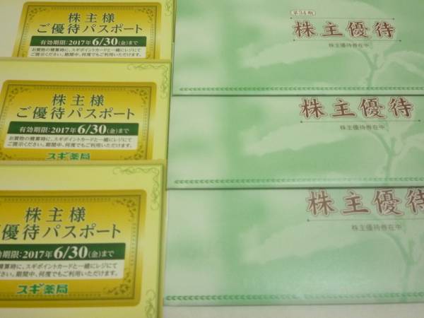 ジャパン公式オンライン スギ薬局 スギホールディングス 株主優待券 12