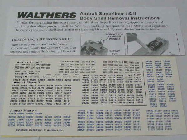 まい出品2 6E HO_AN 外国形 WALTHERS 客車 Amtrak ♯764 WalthersProto 920-11014