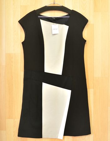 美品 INDIVI*インディヴィ ワンピース 大きいサイズ44 TR196