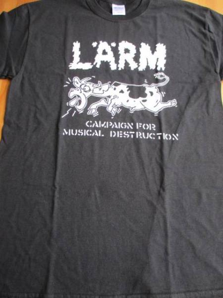 LARM Tシャツ campaign 黒Ｍ / siege heresy void septic death