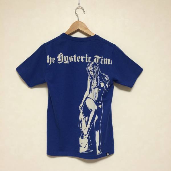 美品☆ヒステリックグラマー　HYSTERIC　GLAMOUR　Tシャツ青　S