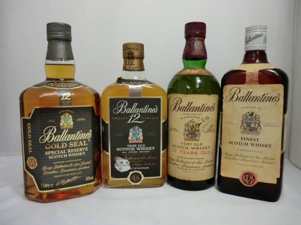 未開栓】 Ballantine 12年 Gold Seal 17年 FINEST Very Old 未開栓