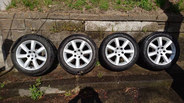 【Z33】フェアレディZ 純正ホイール4本セット(スタッドレス付)