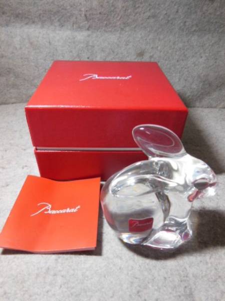 バカラ 干支 Baccarat ドラゴン 美品Baccarat - 干支オーナメント 