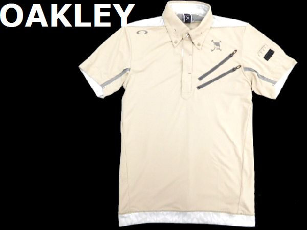 新品 OAKLEY オークリー スカル 刺繍 Upright 半袖 ポロシャツ