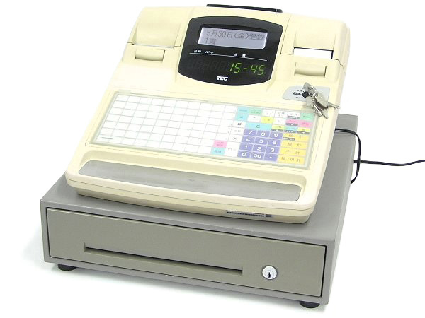 テック　電子レジスター　FS-660 □β 東芝テック 電子レジスター TEC FS-660 初期化済/動作良好