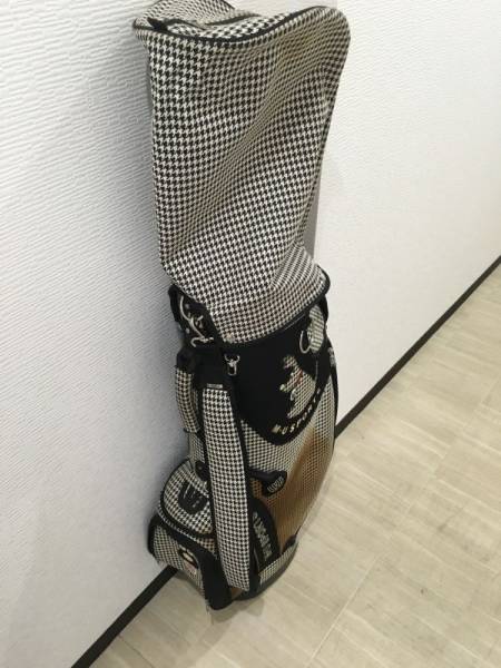 1円スタ　ミエコ　ウエサコ　キャディバック 白黒 9.0