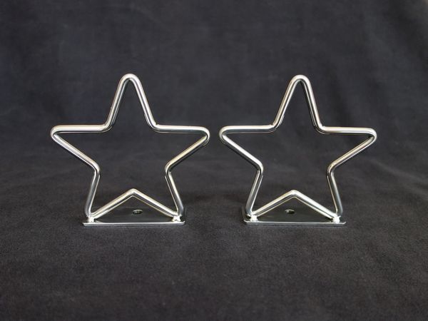 デコトラ　星　ステンレス　アクセサリー　飾り２個　