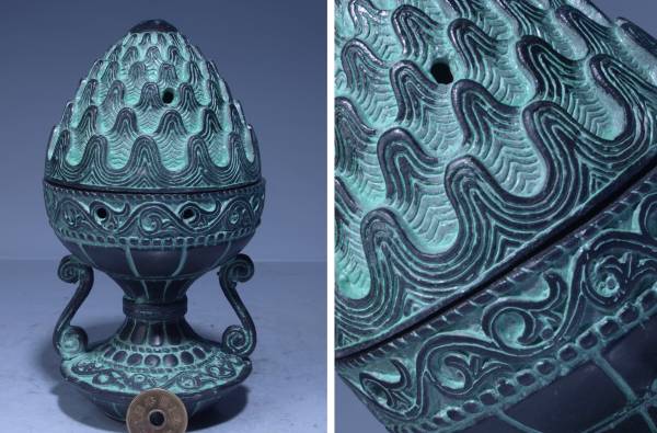 蔵整理品 掘り出し物　中国西周　青銅製香炉 仏具※激安骨董品