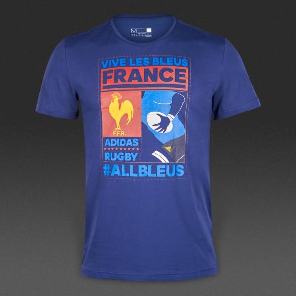 ☆新品 ラグビー フランス代表 Tシャツ（アディダス）L