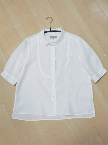 マーガレットハウエル 定番リネンシャツ 白 ＭＨＬ