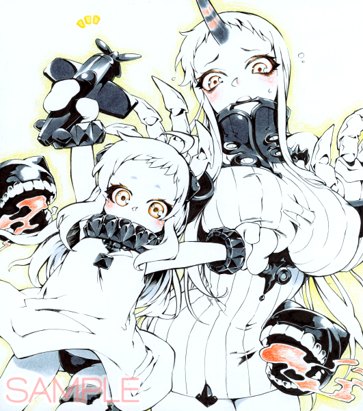 同人手描きイラスト 艦これ 北方棲姫 港湾棲姫 手描きイラスト 売買されたオークション情報 Yahooの商品情報をアーカイブ公開 オークファン Aucfan Com