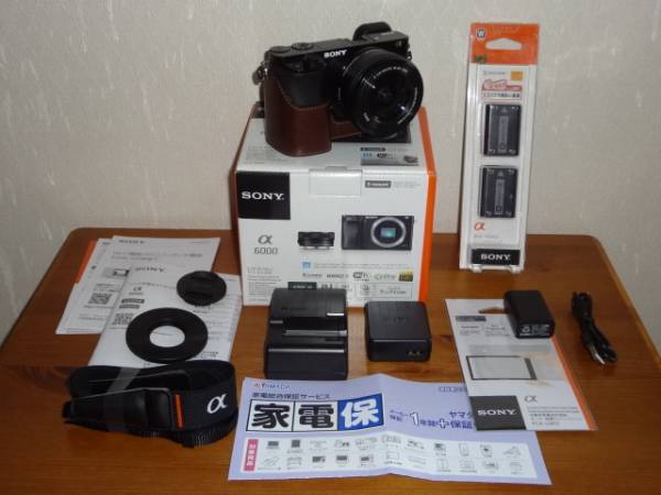 α6000パワーズームキット（+長期保証）+豪華備品多数