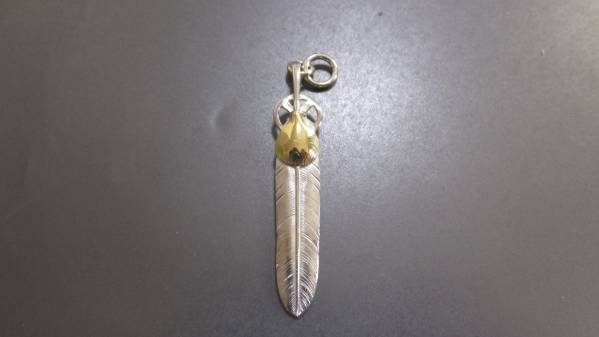 goro's　ゴローズ　金付きコンビフェザー(大)