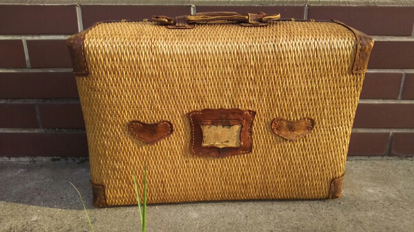 昭和 古い 柳行李 トランク 竹籠