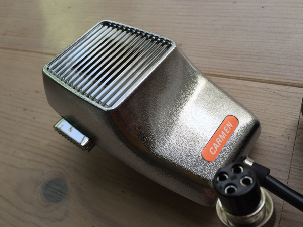 カルメン ガチャコンマイク 当時物 ナサ4P仕様 美品 動作品 CARMEN 4P