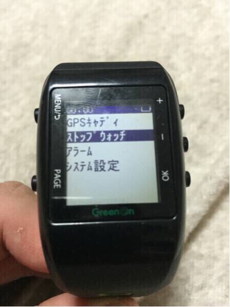 GreenOn グリーンオン the golf watch ゴルフウォッチ 黒緑