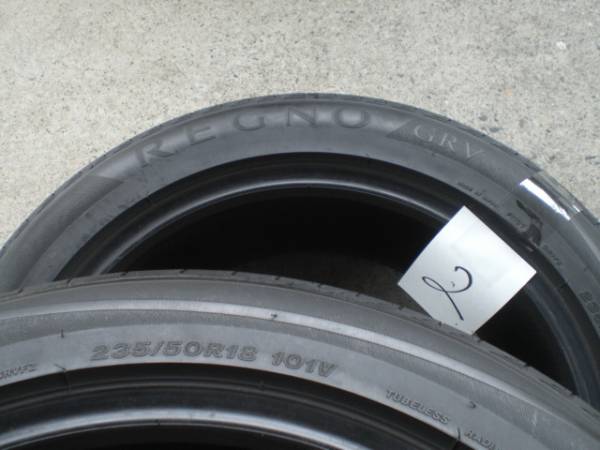 BS REGNO GRV 235×50R18 　２本　②