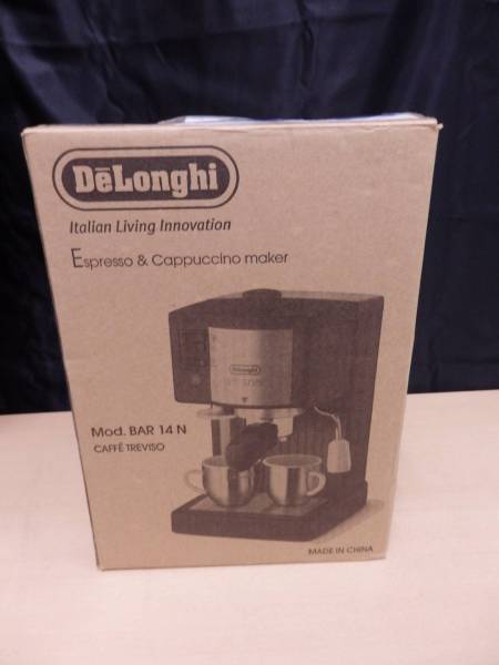 DeLonghi エスプレッソ・カプチーノメーカー BAR14N 未使用品 未使用 DeLonghi エスプレッソ・カプチーノメーカー BAR14N 未使用品 未使用