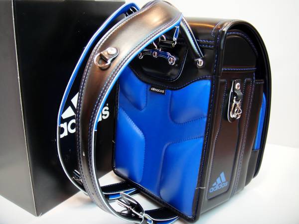 2017年度　アディダス　ランドセル学習院【黒×ブルー】８月発送