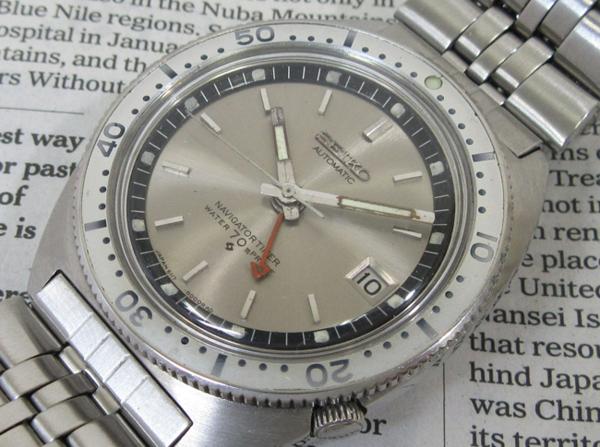 OH済み【セイコー】ナビゲータータイマー◆初期型 GMT腕時計