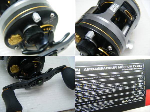 即決！◇美品！アブガルシア モラム ZX 3600 MAG◇右 フィッシング
