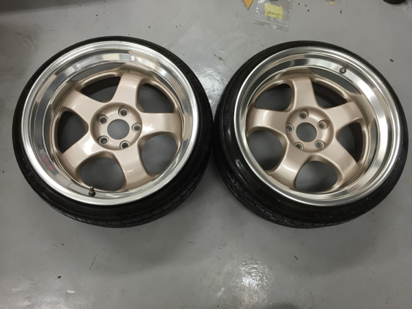 GT-Rサイズ 絶版 ワークマイスター 深リム 9.5J 5/114 +15 18inc