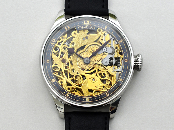 オメガ★OMEGA アンティーク アールデコ スケルトン腕時計★1920