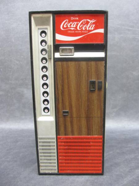 83 古いコカコーラ 自動販売機型ラジオ