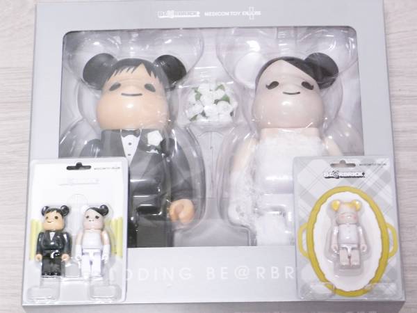 MEDICOM TOYPLUS BE@RBRICK グリーティング結婚 出産 100%+400% BE