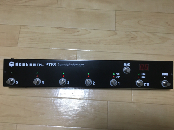 Noah'sark スイッチャー MIDI対応！ Noah'sark PTBS MIDI内蔵 スイッチャー
