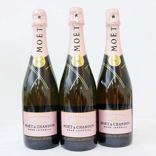 ☆1円～3本/MOET＆CHANDON（モエエシャンドン） ロゼ*A6F2726-28